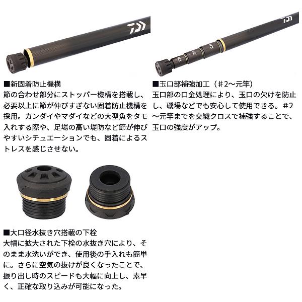 DAIWA（ダイワ） 銀狼王牙 玉の柄 55・E (2026年 1月新製品) : 釣具