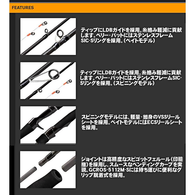 オリムピック 　18 ヌーボカラマレッティー 　メタルスッテモデル 　GCROC-662M-S 　ベイトキャスティング ロッド ソルト竿 　ヰ 軽さ