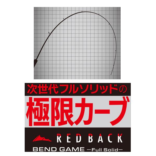 Major Craft - 大リーグ手工芸品  赤いことうしろ側BEND GAME 五分五分騾馬ひな型  RBBG-B63UL  極点  ソルト  ( 2025年 11月新生産物 )  @170