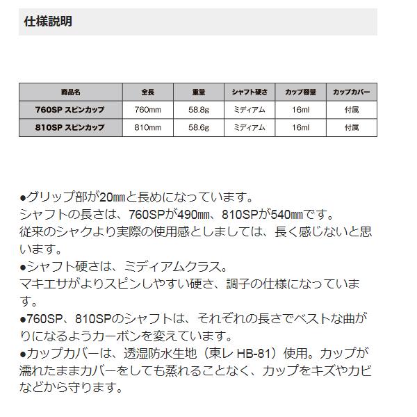 プロ山元 プロ山元シャク 810SP スピンカップ ミディアム （ 2022年 新
