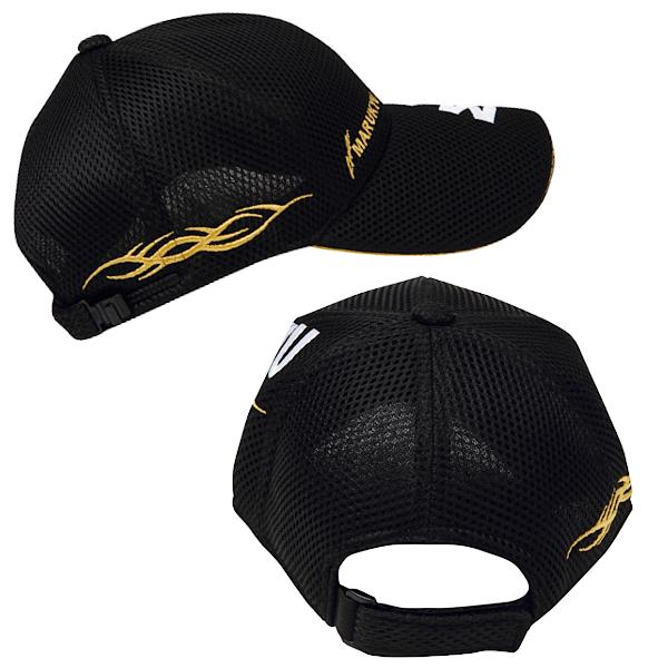 マルキュー（MARUKYU） トライバルメッシュキャップ02 ブラック M