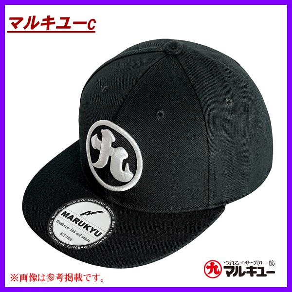 マルキュー（MARUKYU） フラットバイザーキャップ02 ブラック フリー