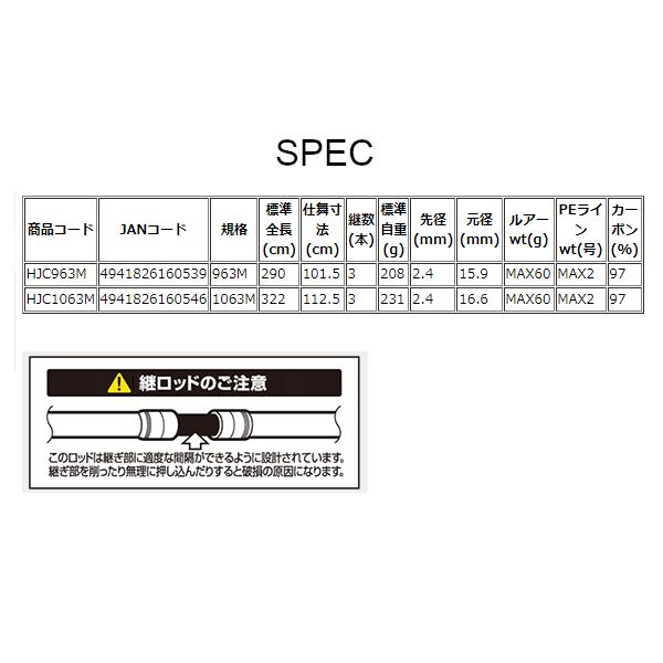 OGK 　波止ジグキャスト 　963M 　HJC963M｜fuga0223｜02