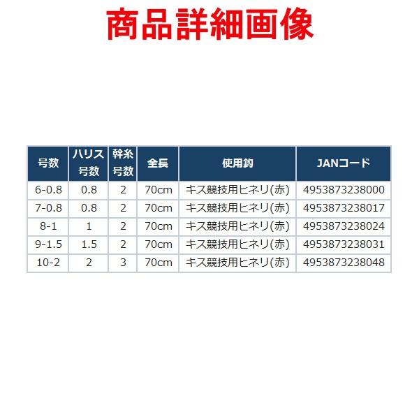 オーナー 　胴突船キス仕掛 　8号 　No.33654 　( Ｆ-3654 ) 　≪10個セット≫｜fuga0223｜02