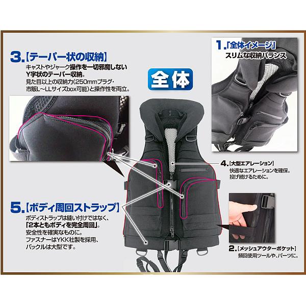 オーナー 撃投 ボディプロテクター4 No.8994 コーラル ( 2024年 11月新 