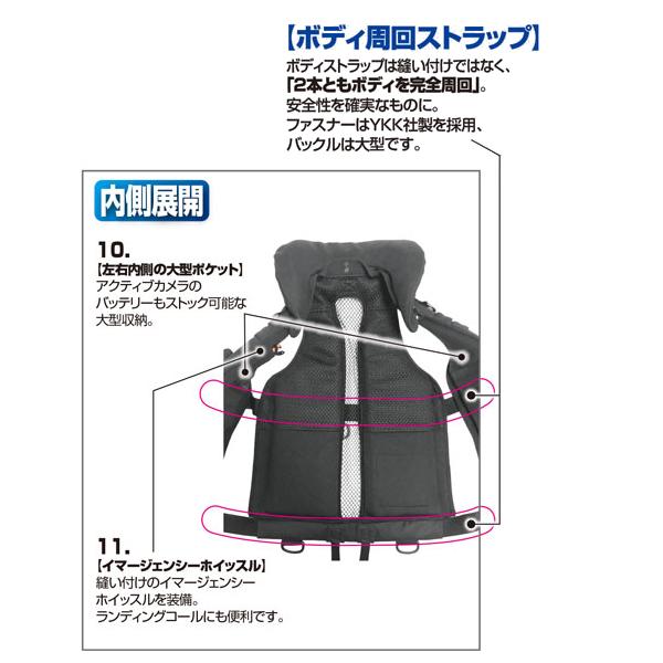 オーナー 撃投 ボディプロテクター4 No.8994 コーラル ( 2024年 11月新