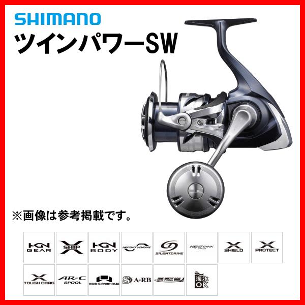 (取寄せ 9月末頃メーカー生産予定) シマノ 　21 ツインパワーSW 　6000XG 　スピニング 　リール  「」ｎ〇