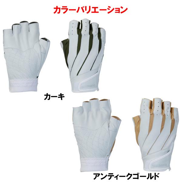 シマノ（SHIMANO） 05 へら 本革 グローブ 右手用 GL-16RX カーキ XL