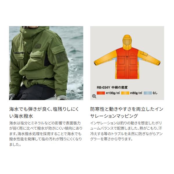 シマノ（SHIMANO） ESインサレーションジャケット 03 RB-034Y カーキ
