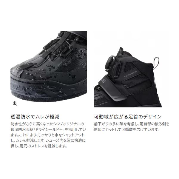 シマノ（SHIMANO） ( 限定特価 ) ジオロックDS+シューズ カットラバー