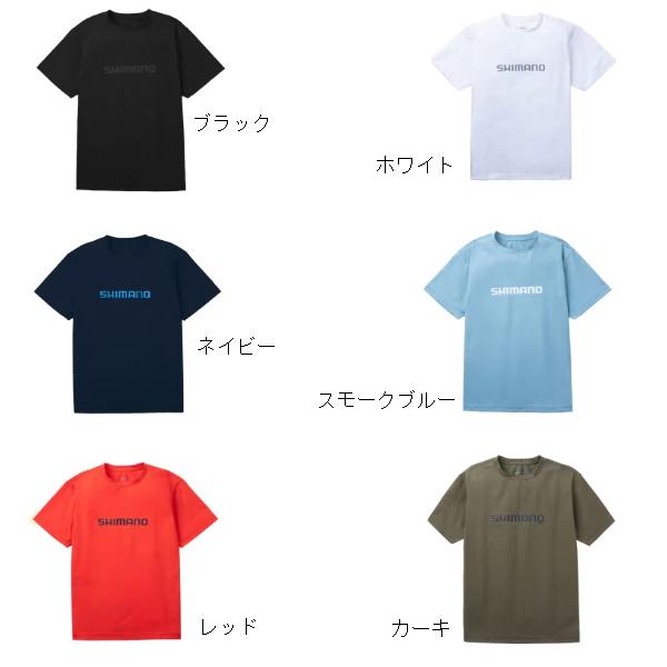 シマノ（SHIMANO） ドライロゴTシャツ SH-021Z スモークブルー M
