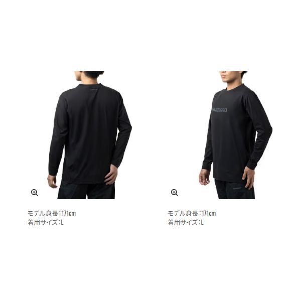 シマノ（SHIMANO） ドライロゴTシャツ ロングスリーブ SH-022Z