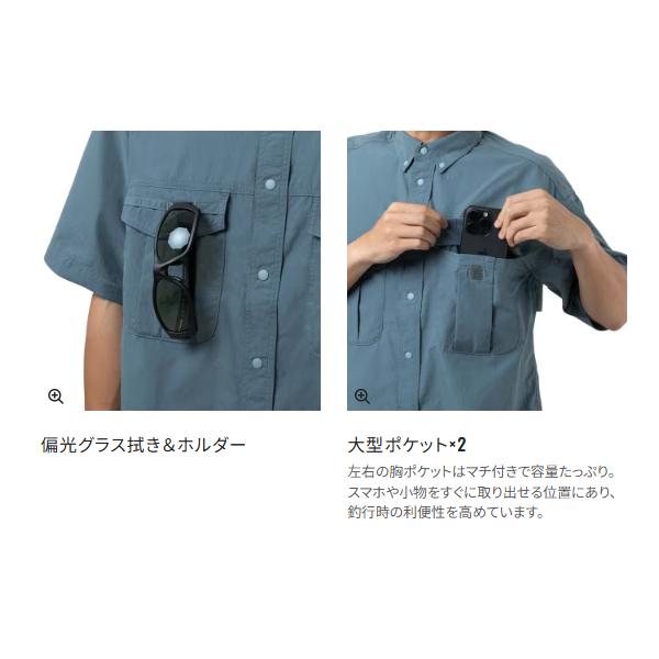 シマノ - フィッシングシャツ 遊撃手衣手  SH-001Z  象牙色  L  ( 2026年 3月新生産物 )
