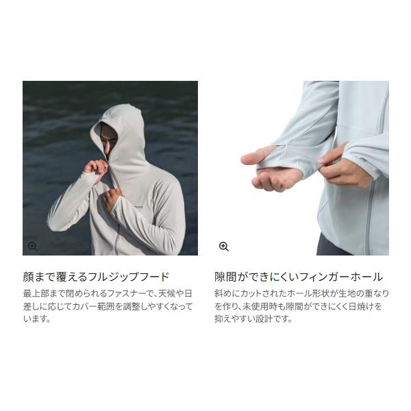 シマノ（SHIMANO） サンプロテクション ジップアップ パーカー WJ-081Z