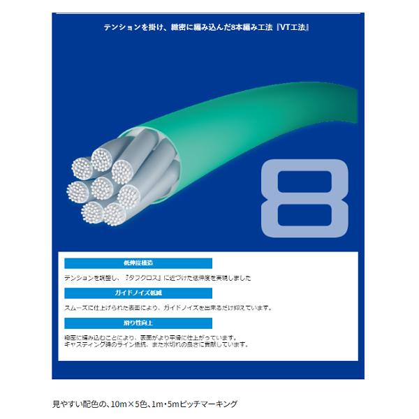 シマノ（SHIMANO） ( 限定特価 ) タナトル 8 LD-F82Z 10m x 5カラー 10