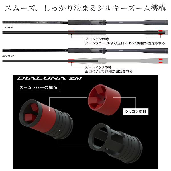 ディアルーナ96M シマノ（SHIMANO） 25 ディアルーナ ズーム S86-96M シーバスロッド
