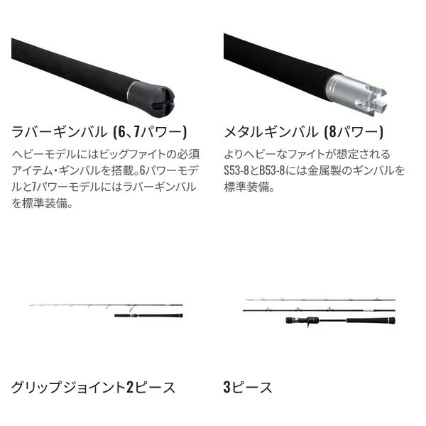 シマノ（SHIMANO） 爆買 26 グラップラー タイプJ B60-4/3 ロッド 船竿