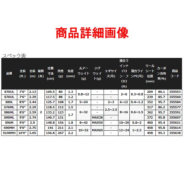 LUREMATIC シマノ 23 ルアーマチック S86ML ロッド ルアー竿 LUREMATIC シマノ 23 ルアーマチック S86ML ロッド ルアー竿