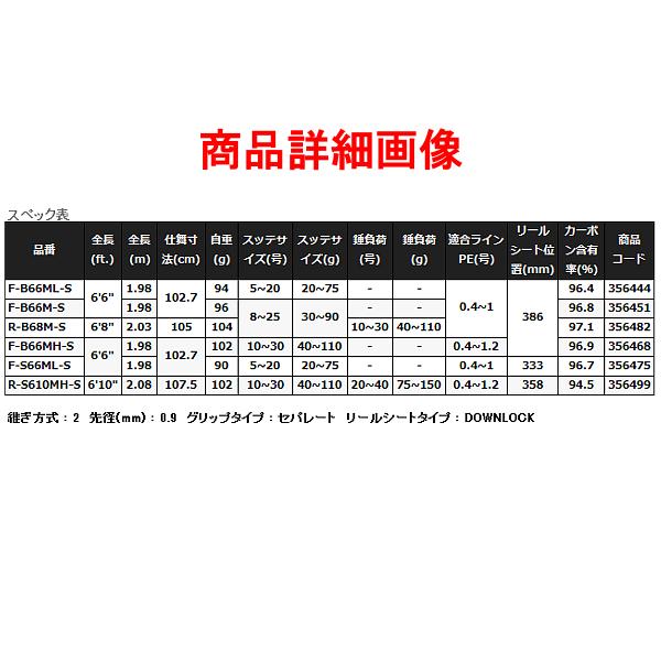 ( 数量限定特価 ) 　シマノ 　23 セフィア BB メタルスッテ 　F-S66ML-S 　ロッド 　ソルト竿 　( 2023年 4月新製品 ) 　「」｜fuga0223｜03