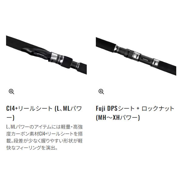 シマノ（SHIMANO） 25 グラップラー タイプ C S80ML ロッド ソルト竿