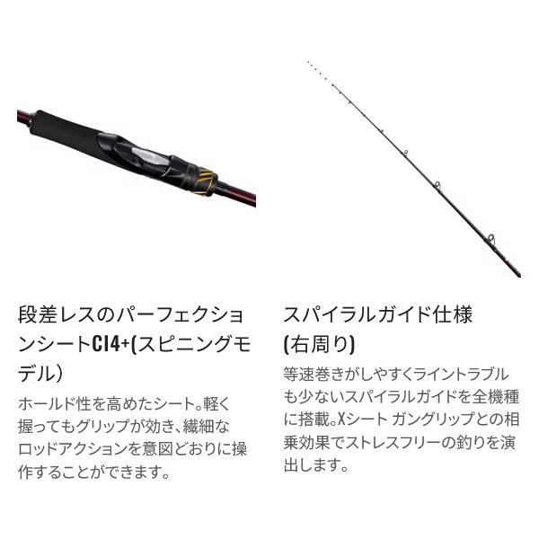 シマノ（SHIMANO） ☆シマノ 25 炎月 エンゲツSS N-B66ML-FS 鯛ラバ