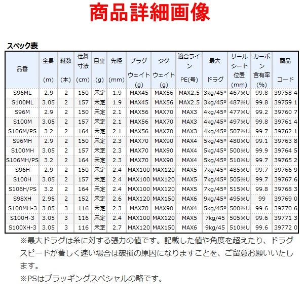 シマノ（SHIMANO） 20 コルトスナイパー XR S106H/PS ロッド ソルト竿