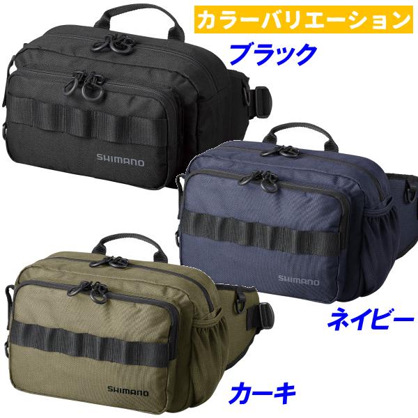 シマノ（SHIMANO） ヒップバッグ BW-021T ブラック M 「」 : 釣具