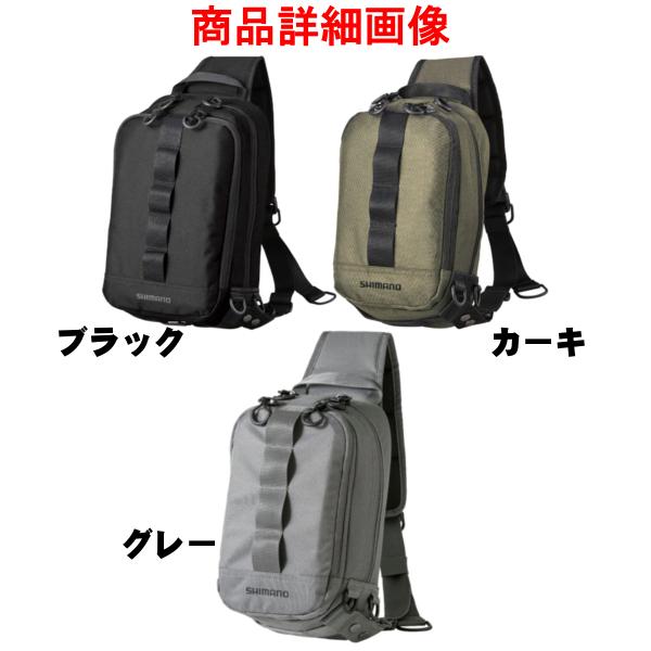 シマノ（SHIMANO） スリング ショルダーバッグ BS-025T グレー S