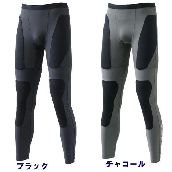 先行予約 3月末頃 生産予定 シマノ サンプロテクション ハイブリッド パッド タイツ ヘビー In 004v チャコール L 22年 3月新製品 インナーウエア