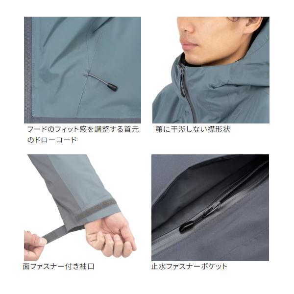 シマノ インサレーション レインジャケット RB-034W ブルー シマノ インサレーション レインジャケット RB-034W ブルー