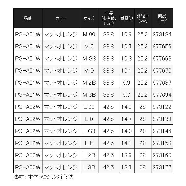 (取寄せ 7月末頃メーカー生産予定) 　シマノ 　ゼロピットType-D 　PG-A01W 　マットオレンジ 　M 0 　ウキ 　( 2023年 9月新製品 )｜fuga0223｜02