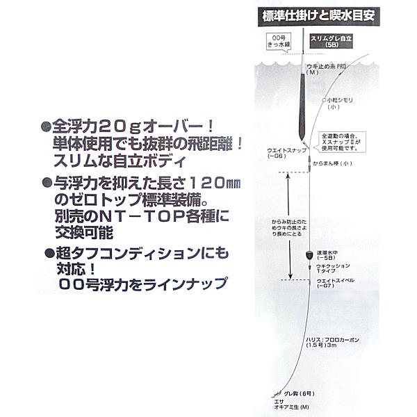 釣研 スリムグレ自立 3B 棒ウキ : 釣具・フーガショップ1 - 通販