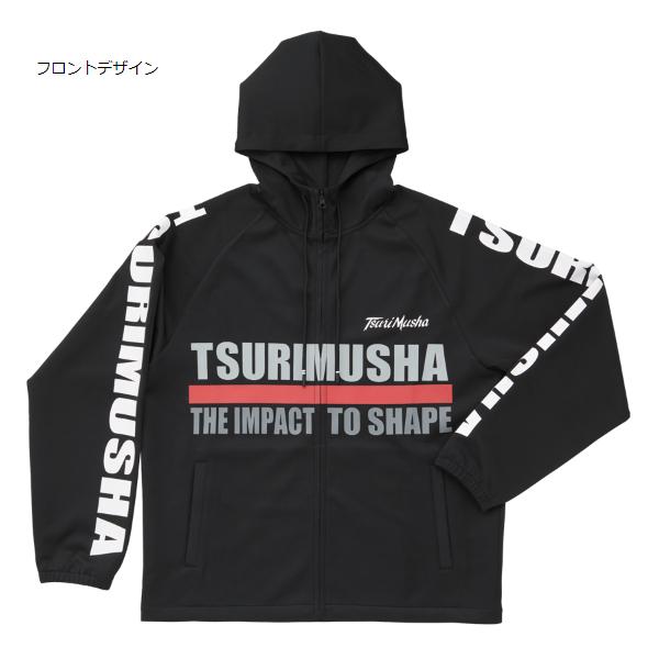 TSURIMUSHA フィッシングスーツ 上下セット ブラック4L 釣武者