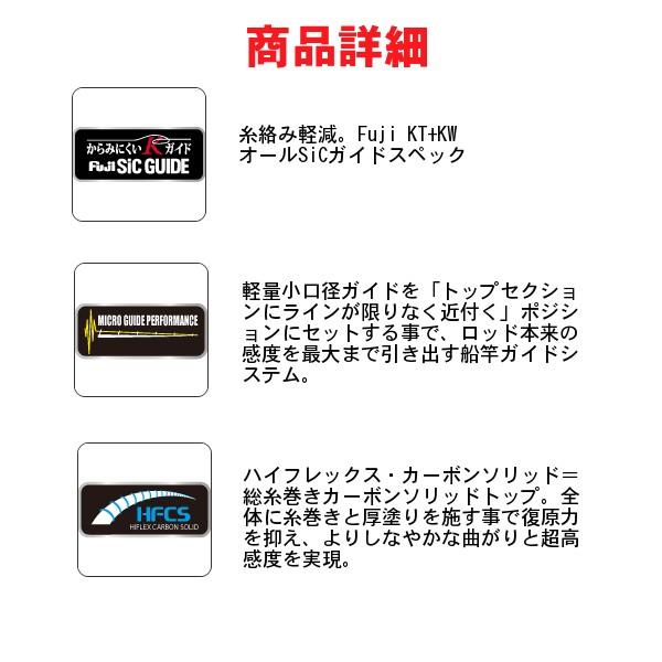 エイテック アルファタックル 海人 ライトアマダイ 205 2.05m ロッド