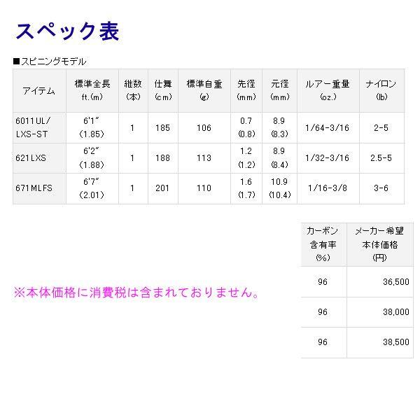 ダイワ　 ブラックレーベル プラス 　621LXS 　スピニング タイプ 　1.88m 　ロッド 　バス竿 @200 
