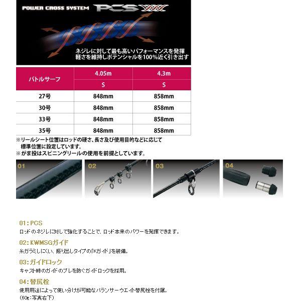 一部送料無料 がまかつ ロッド がま投 バトルサーフ 30号 4 05m 振出 保付 投竿 Gm 30 405 釣具 フーガショップ1 通販 Yahoo ショッピング