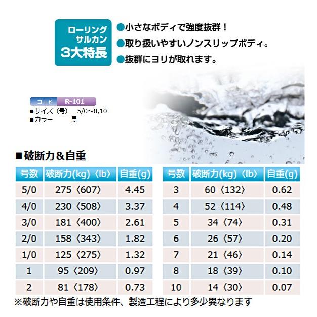 UG 植田漁具 ローリングスイベル 1号 100個入×3セット Ψ : 釣具