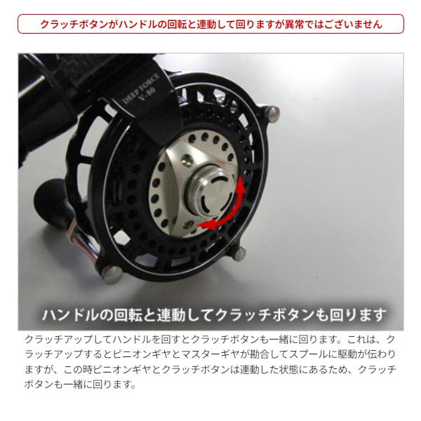 黒鯛工房 カセ筏師 ディープフォース V80 BG 右 ブラック 黒鯛工房 カセ筏師 ディープフォース V80 BG 右 ブラック