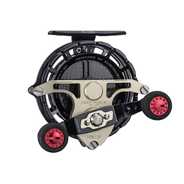 黒鯛工房 カセ筏師 ディープフォース V80 BG 左 ブラック/ゴールド