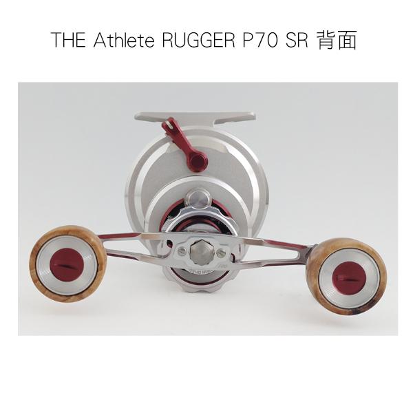 黒鯛工房 カセ筏師 THE アスリート RUGGER P70 SR 左 シルバー/レッド