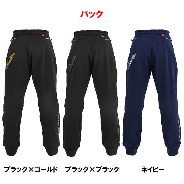 Gamakatsu（がまかつ） スウェットパンツ GM3757 ブラック×ゴールド 5L