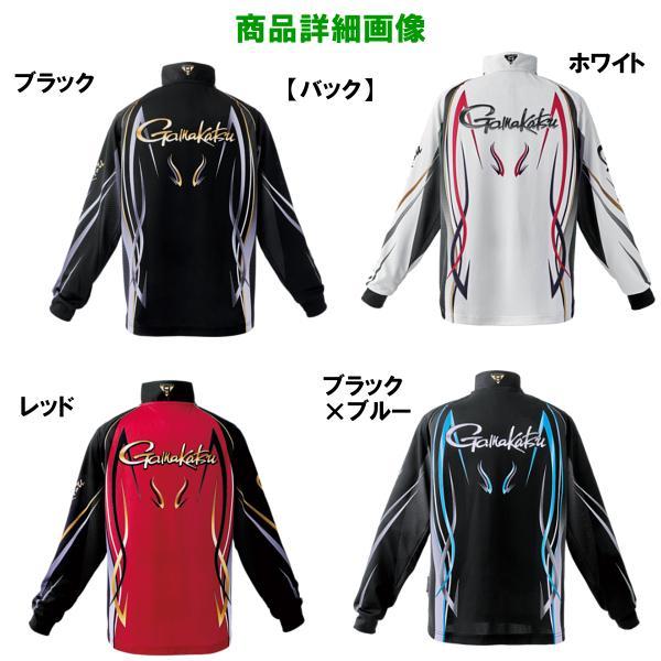 がまかつ　2WAYプリントジップシャツ(長袖) GM3734 ５L 2WAYウォームジップシャツ GM3766 | がまかつ