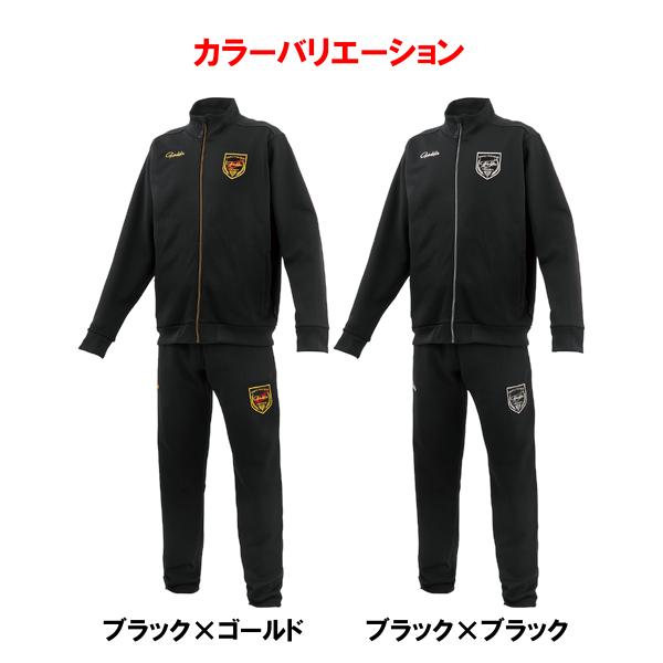 Gamakatsu（がまかつ） ジャージスーツ（ ワッペン ） GM3781 ブラック