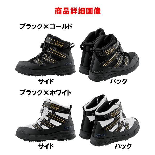 がまかつ フットウェア Gスペック スパイクシューズ 3L ブラック×ゴールド GM4549 Gamakatsu（がまかつ） Gスペック スパイクシューズ GM4549 ブラック