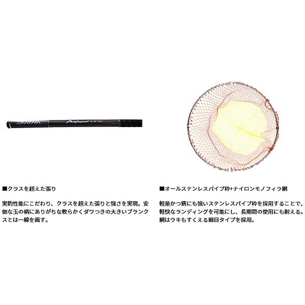 DAIWA（ダイワ） プログランド磯玉網 50-55・W : フーガショップA