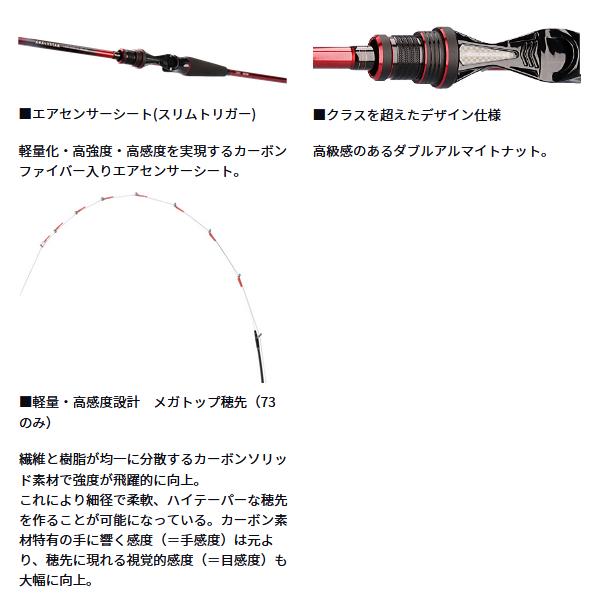 DAIWA（ダイワ） アナリスター ライトゲーム 64 M-190・K 船竿 （ 2024