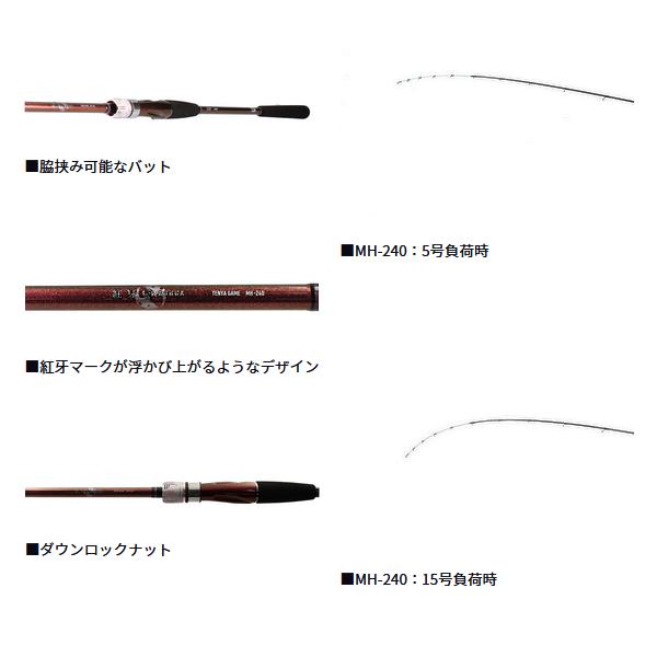 DAIWA（ダイワ） 紅牙 テンヤゲーム H-235・K 船竿 （ 2024年3月新製品
