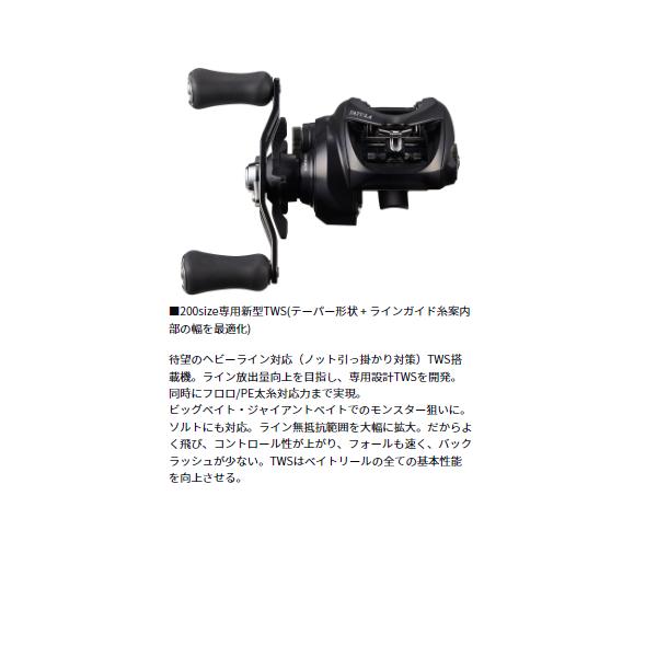 【knn4】DAIWA 25TATULA TW 200HL ベイトリール DAIWA（釣り） 25 タトゥーラ TW 200XHL 釣り ベイトリール - 最安値