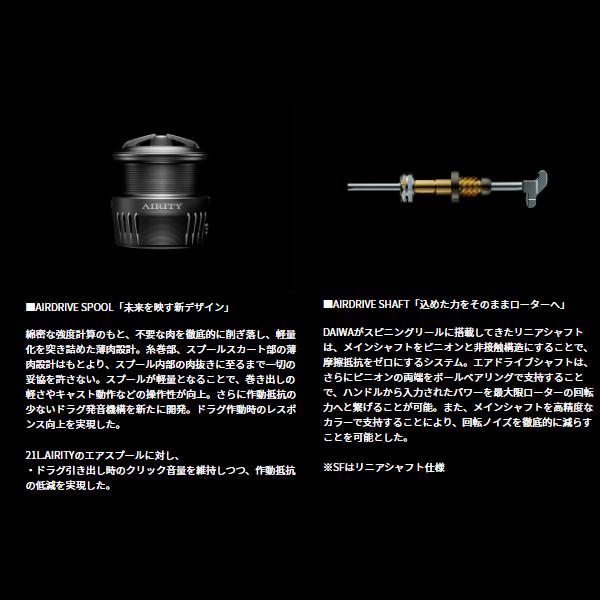 DAIWA（ダイワ） エアリティ ST SF2000SS-H スピニングリール （2024年