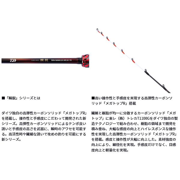 DAIWA（ダイワ） (先行予約) 瞬鋭テンヤタチウオEX R-SPEC 82-170